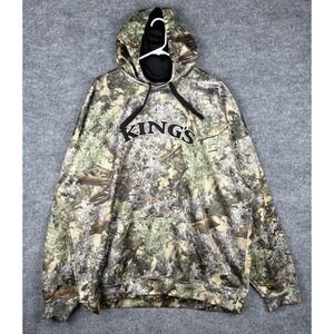 Kings Camo Desert Shadow Hoodie Mens 3XL Hunting Pullover Camouflage Embroidered